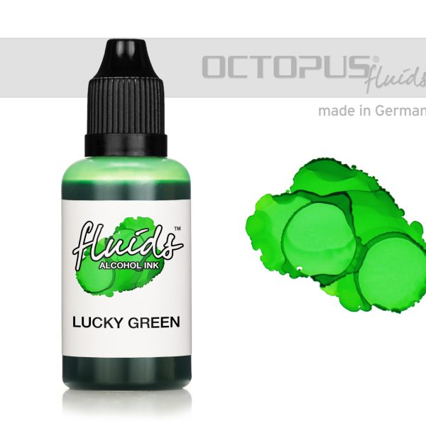 Alcohol Ink for fluid art and resin LUCKY GREEN