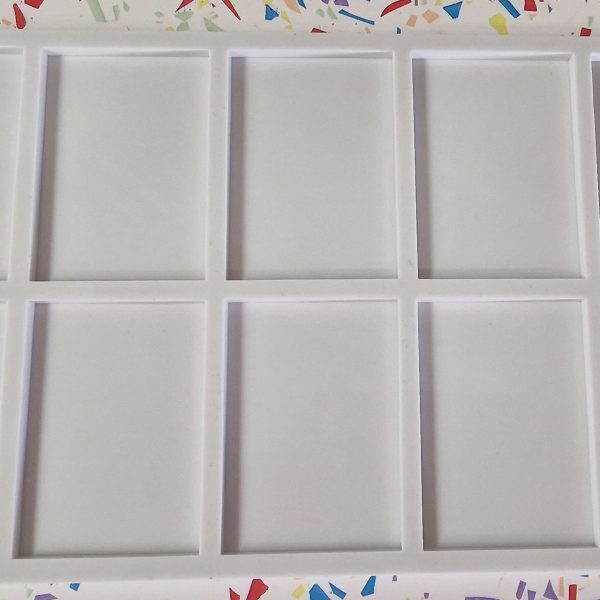 Silikonski kalup 10x7x0,8 cm x10 kom.