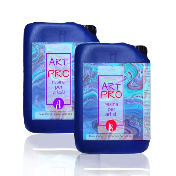 ART PRO Kristalna UV epoxy smola za 3D kreacije - podovi,radne ploče,slike,brodice... do 10 mm 8kg