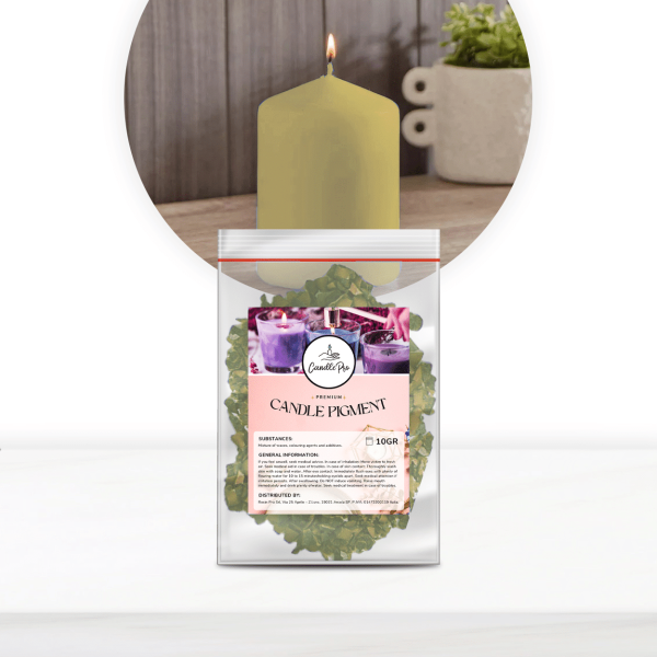 Boja za svijeće  Champagne Žuto 10 gr.