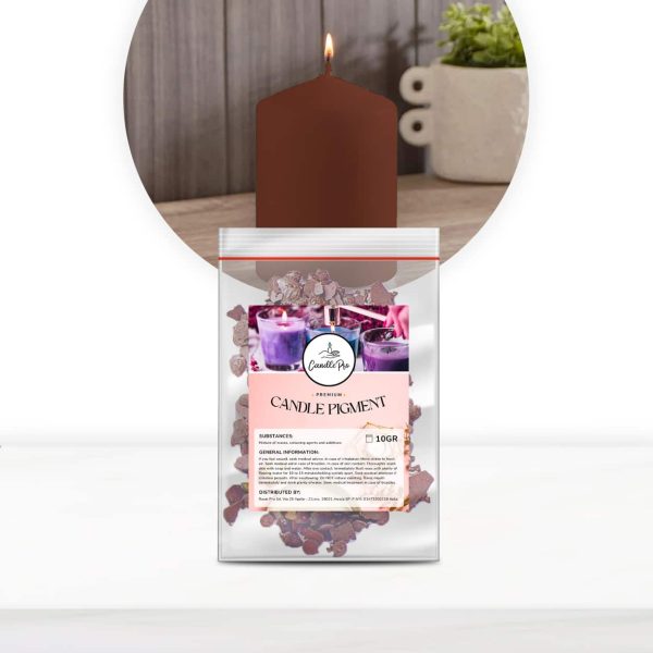 Boja za svijeće  Smeđa 10 gr.