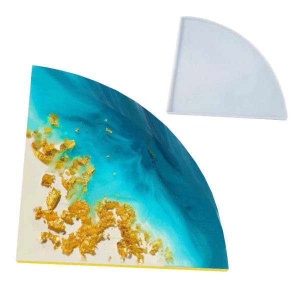 Silikonski kalup  kutni podmetač 32x22x1 cm