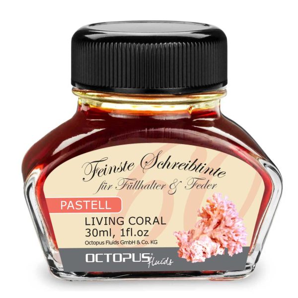 TINTA ZA NALIVPERA - KALIGRAFIJU  PASTELL Living Coral 30ml