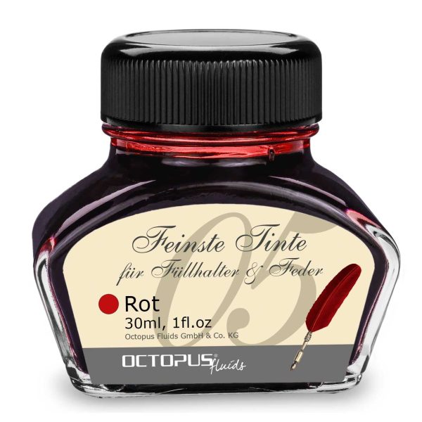 TINTA ZA NALIVPERA - KALIGRAFIJU RED 30ml
