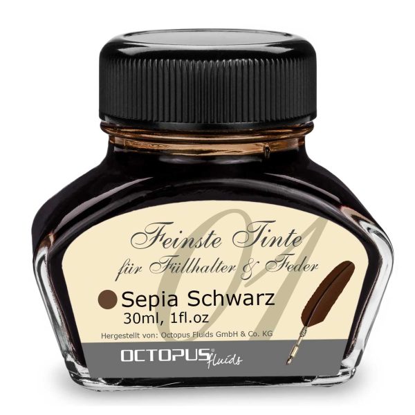 TINTA ZA NALIVPERA - KALIGRAFIJU SEPHIA BLACK 30ml