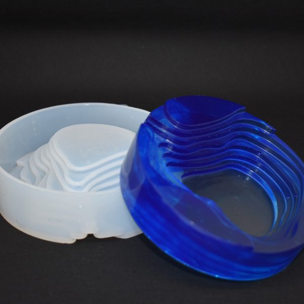 Silikonski kalup okrugli za nakit ili posuda za cvijeće 12,5x3,6 cm