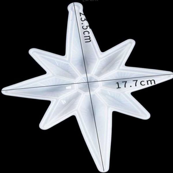 Silikonski kalup  Snježna Zvijezda 23,5x17,7x2,2 cm