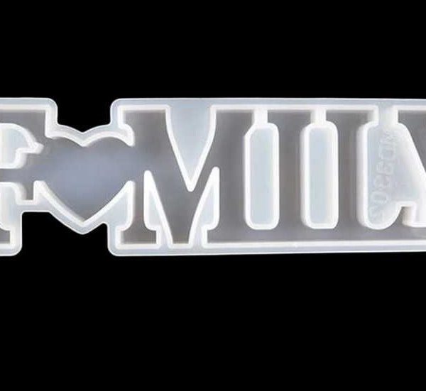 Silikonski kalup  FAMILY  25,8x7,2x1,5 cm