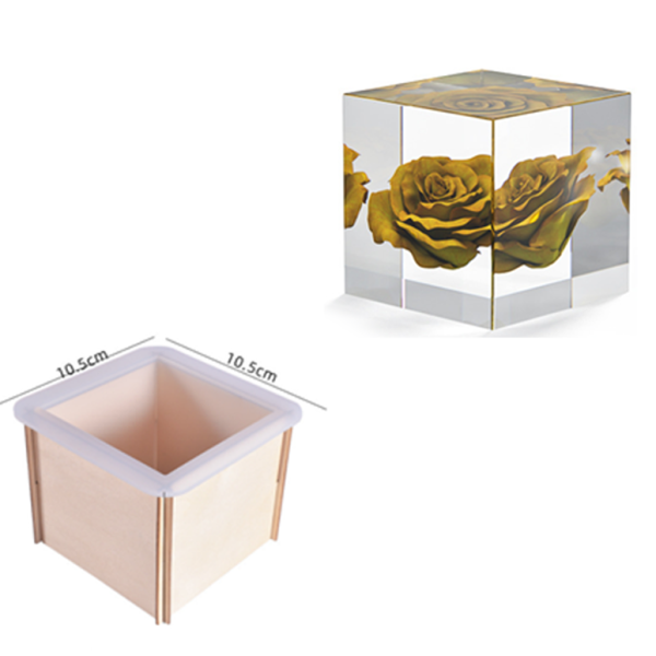 Silikonski kalup Kocka 10,5x10,5 cm