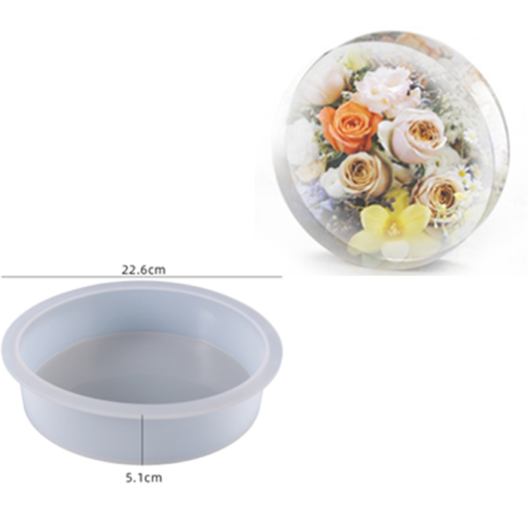 Silikonski kalup Okrugli promjer 22,6 cm