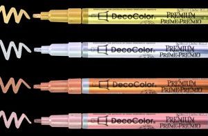 DECOCOLOR® Premium Paint Marker Calligraphy SILVER