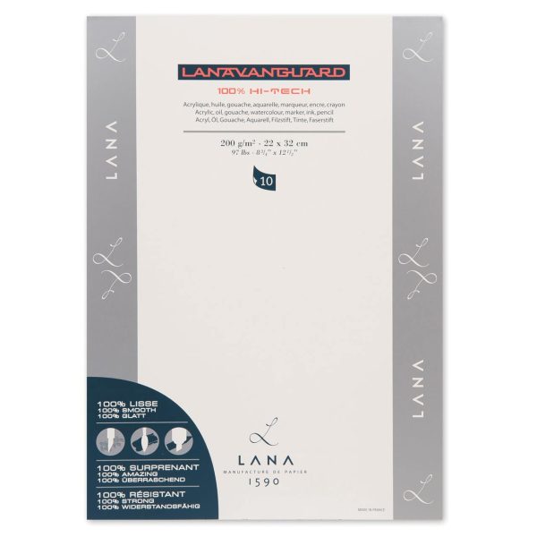Lanavanguard papir za alkoholnu tintu, Yupo, 22 cm x 32 cm, 200 g / m2 10 kom.