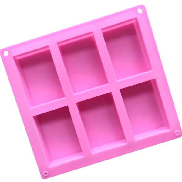 Pravokutni kalupi za DIY sapun: Napravite svoj prirodni sapun! 6x1
