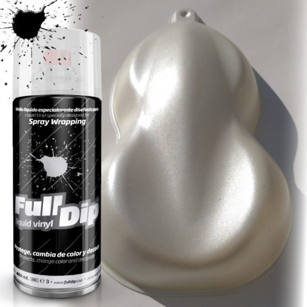 Full Dip Sprej Clear Platin Metallic Pearl