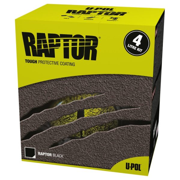 U-Pol Raptor Liner  ZAŠTITNI PREMAZ 3,8 L CRNI